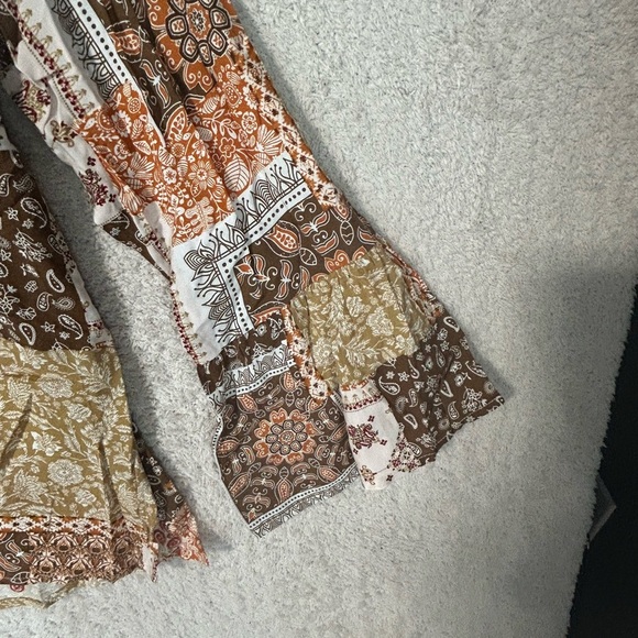 Savanna Jane Top Womens 2X Embroidered Aztec Artsy Art to Wear Boho Western - Picture 7 of 7